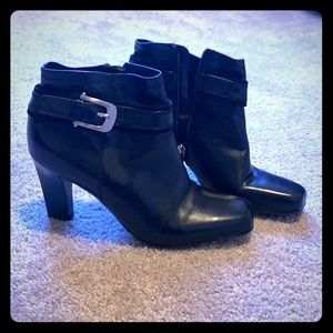 Black buckle Franco Sarto Boots